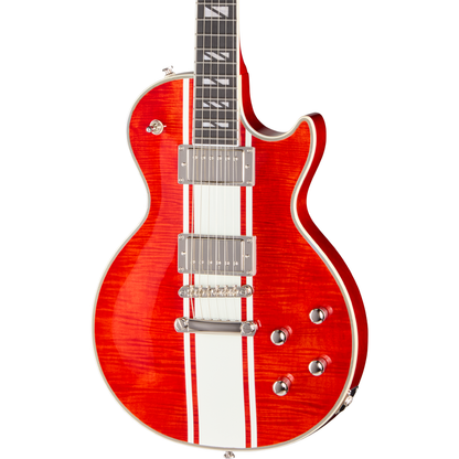 Epiphone Futura Les Paul Custom Electric Guitar - Racing Stripe Red
