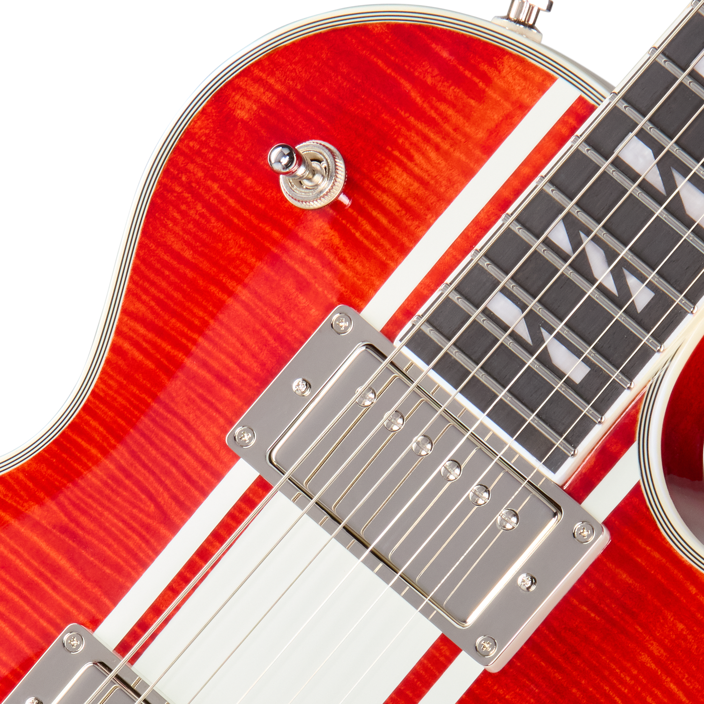 Epiphone Futura Les Paul Custom Electric Guitar - Racing Stripe Red