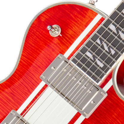 Epiphone Futura Les Paul Custom Electric Guitar - Racing Stripe Red