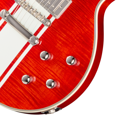 Epiphone Futura Les Paul Custom Electric Guitar - Racing Stripe Red
