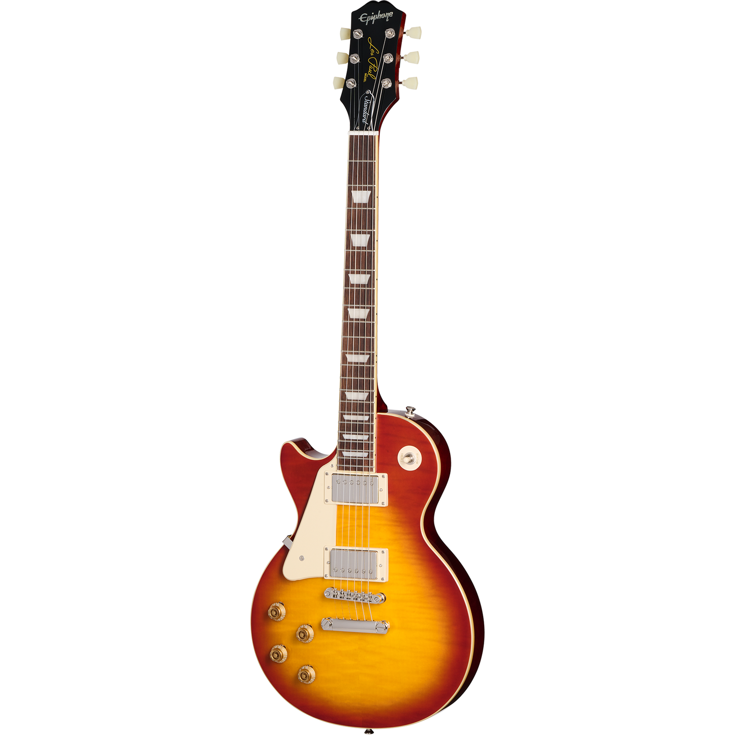 Epiphone Les Paul Standard 50s Left Handed Electric Guitar - Washed Cherry Sunburst