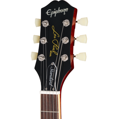Epiphone Les Paul Standard 50s Left Handed Electric Guitar - Washed Cherry Sunburst