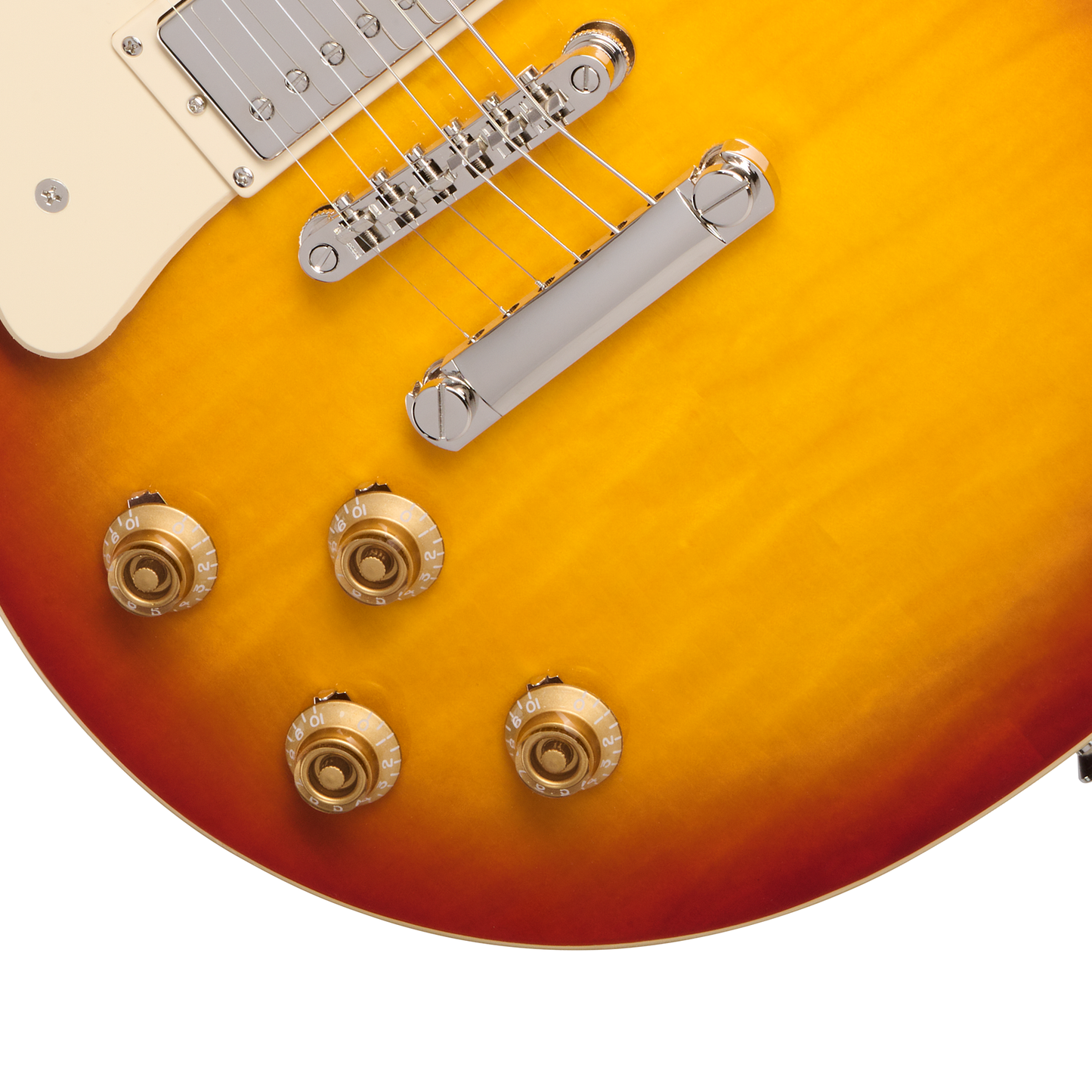 Epiphone Les Paul Standard 50s Left Handed Electric Guitar - Washed Cherry Sunburst