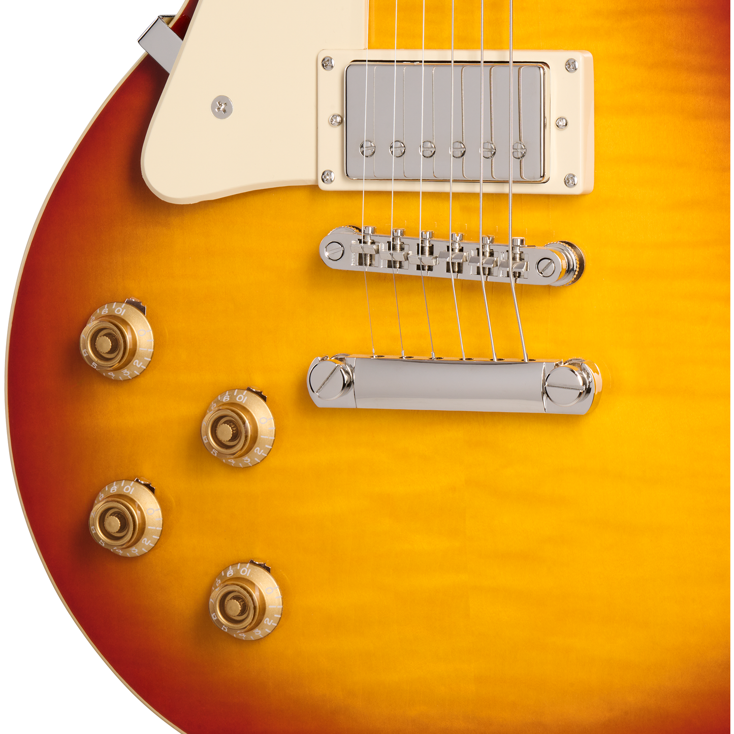 Epiphone Les Paul Standard 50s Left Handed Electric Guitar - Washed Cherry Sunburst