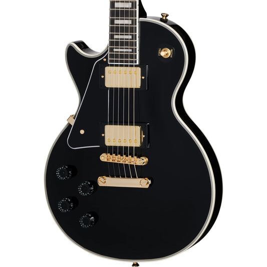 Epiphone Les Paull Custom Left Handed Electric Guitar - Ebony