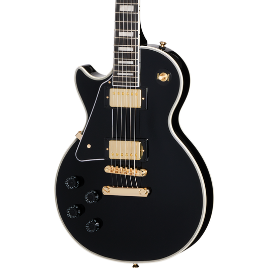 Epiphone Les Paul Custom Left Handed Electric Guitar - Ebony