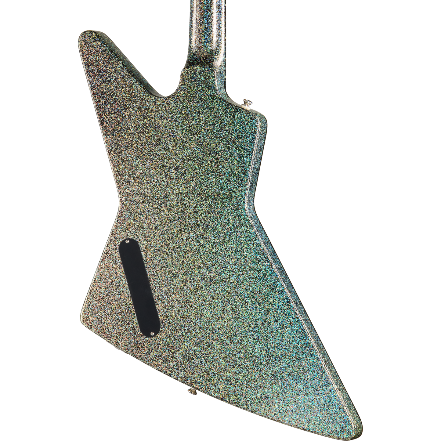 Epiphone Lzzy Hale Explorer Custom Electric Guitar - Black Diamond Holographic Sparkle