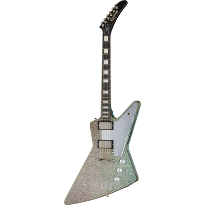Epiphone Lzzy Hale Explorer Custom Electric Guitar - Black Diamond Holographic Sparkle