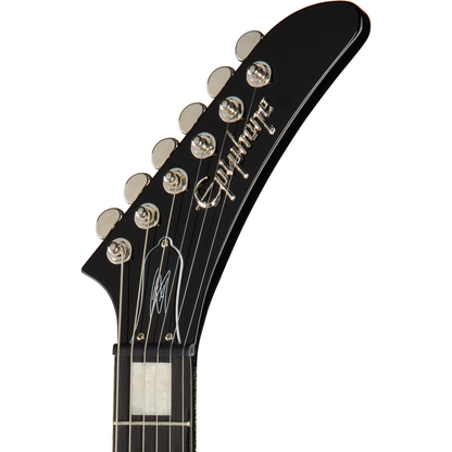 Epiphone Lzzy Hale Explorer Custom Electric Guitar - Black Diamond Holographic Sparkle