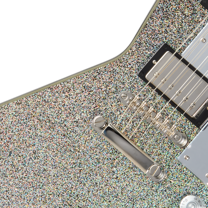 Epiphone Lzzy Hale Explorer Custom Electric Guitar - Black Diamond Holographic Sparkle