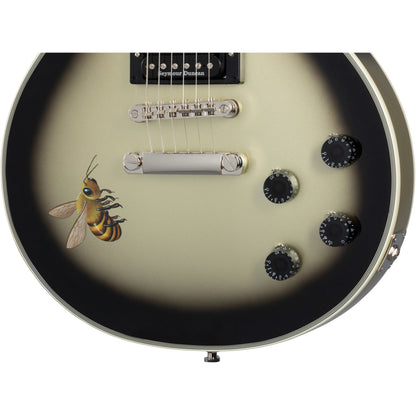 Epiphone Adam Jones Les Paul Custom Art Collection: Mark Ryden's "Queen Bee" - Antique Silverburst