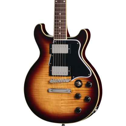 Epiphone Les Paul Special Double Cut Electric Guitar - Figured Bourbon Burst