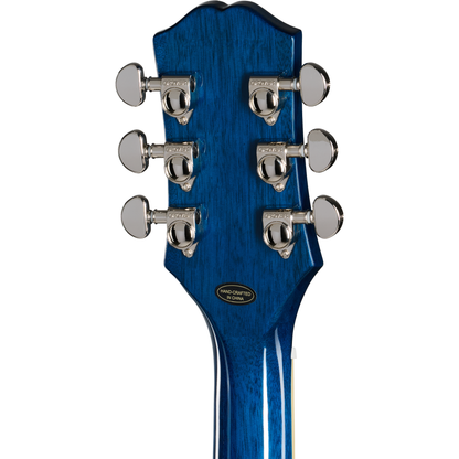 Epiphone Les Paul Special Double Cut Electric Guitar - Figured Ocean Water