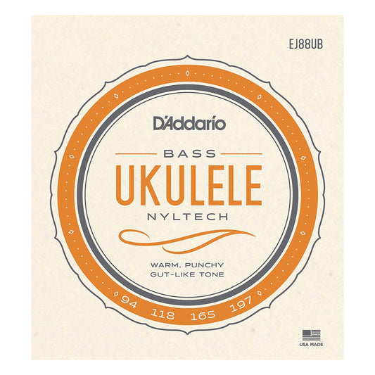 D'Addario EJ88UB Nyltech Ukulele Strings, Bass