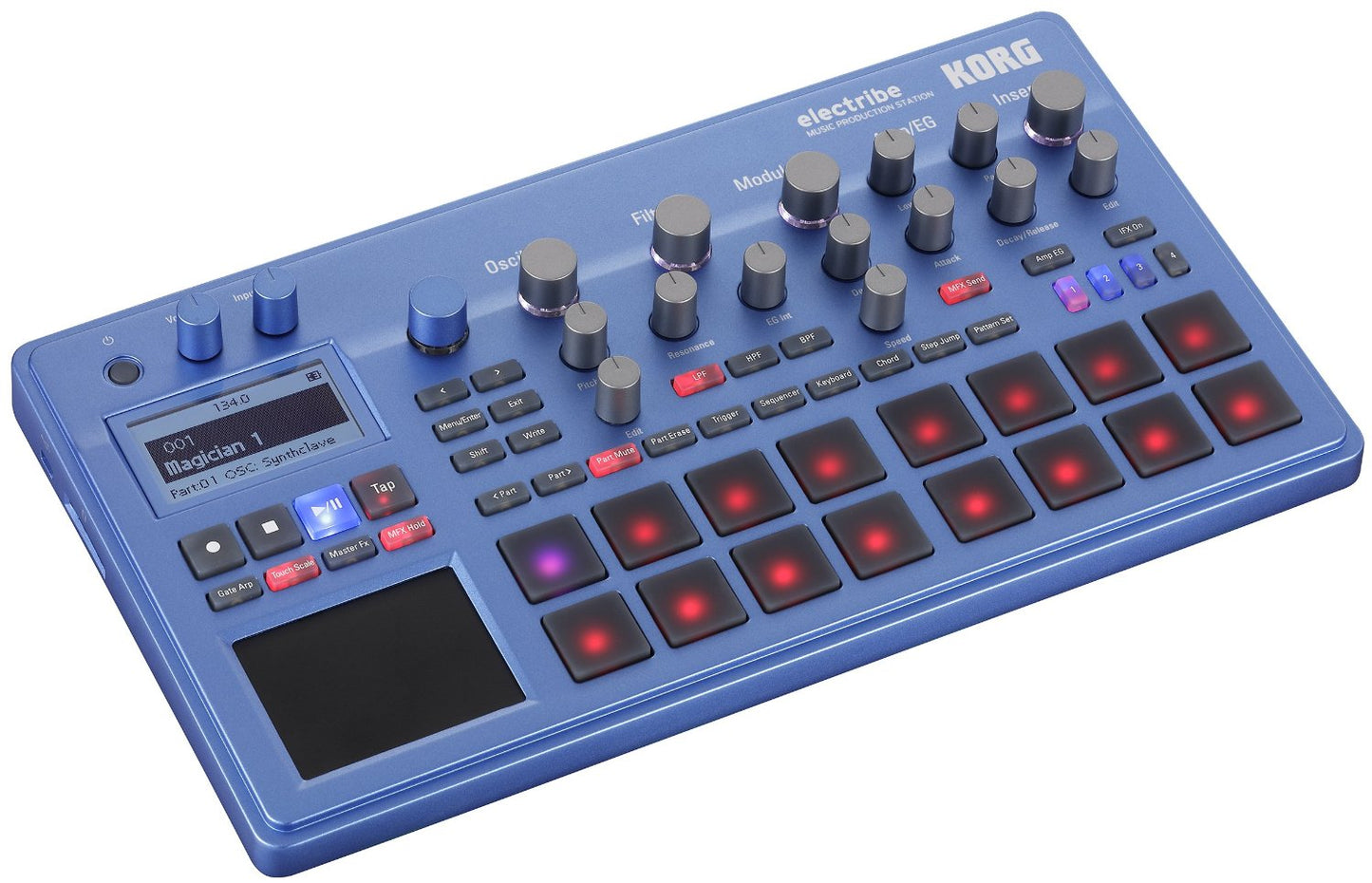 Korg ELECTRIBE2BL electribe Synth in EMX Blue with V2.0 Software