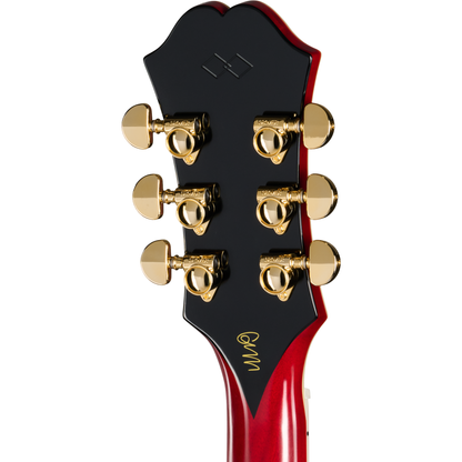 Epiphone Masterbilt Gem Archer Sheraton Electric Guitar - Cherry Red