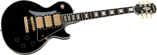 Used Epiphone Les Paul Black Beauty 3 Pickup Electric Guitar in Black Finish (ENBBEBGH1)