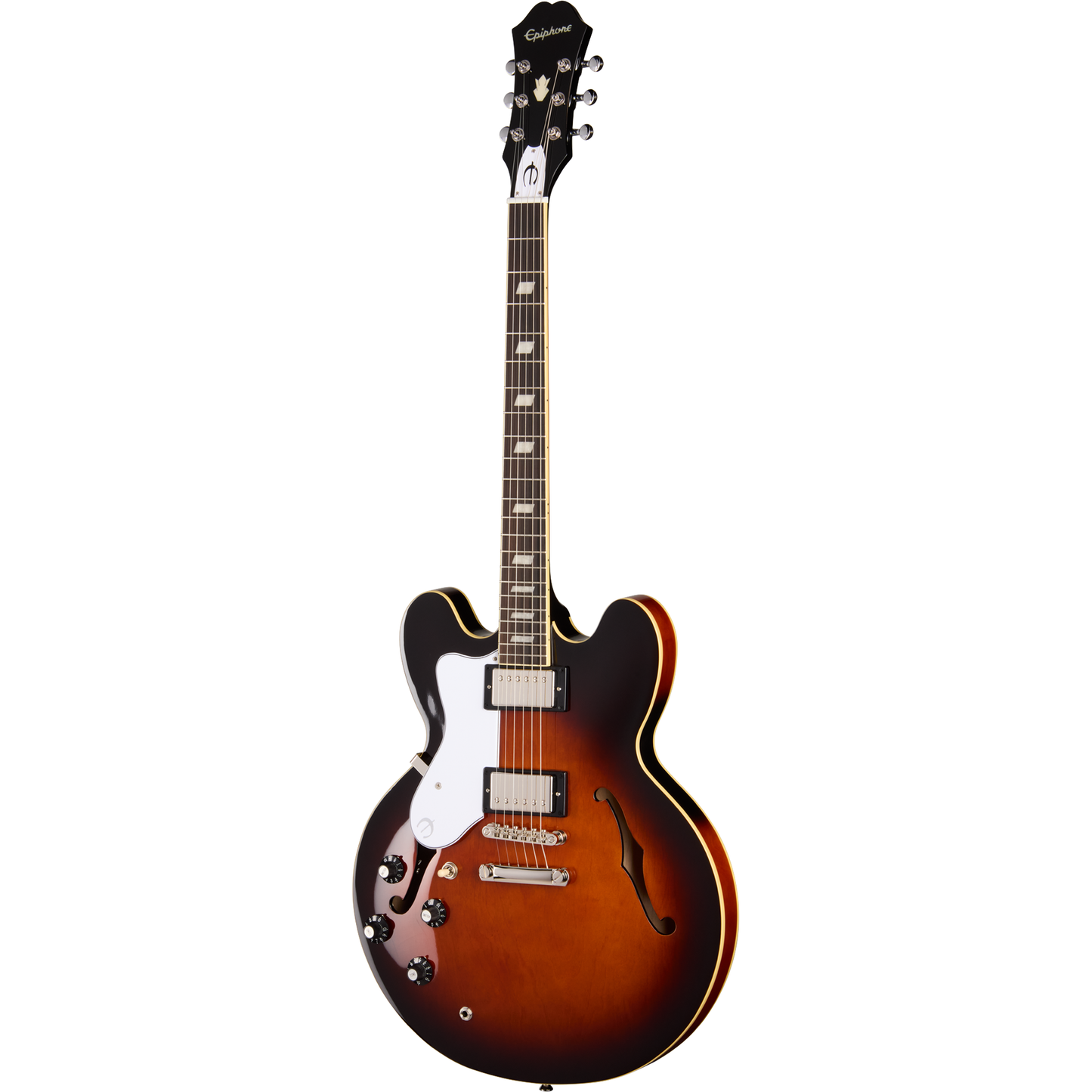 Epiphone Bonehead Riviera Left Handed Electric Guitar - Dark Tobacco Burst