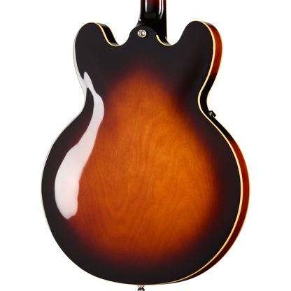 Epiphone Bonehead Riviera Left Handed Electric Guitar - Dark Tobacco Burst