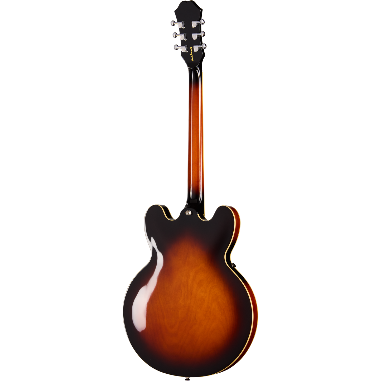 Epiphone Bonehead Riviera Left Handed Electric Guitar - Dark Tobacco Burst