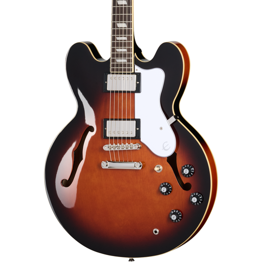 Epiphone Bonehead Riviera Electric Guitar - Dark Tobacco Burst