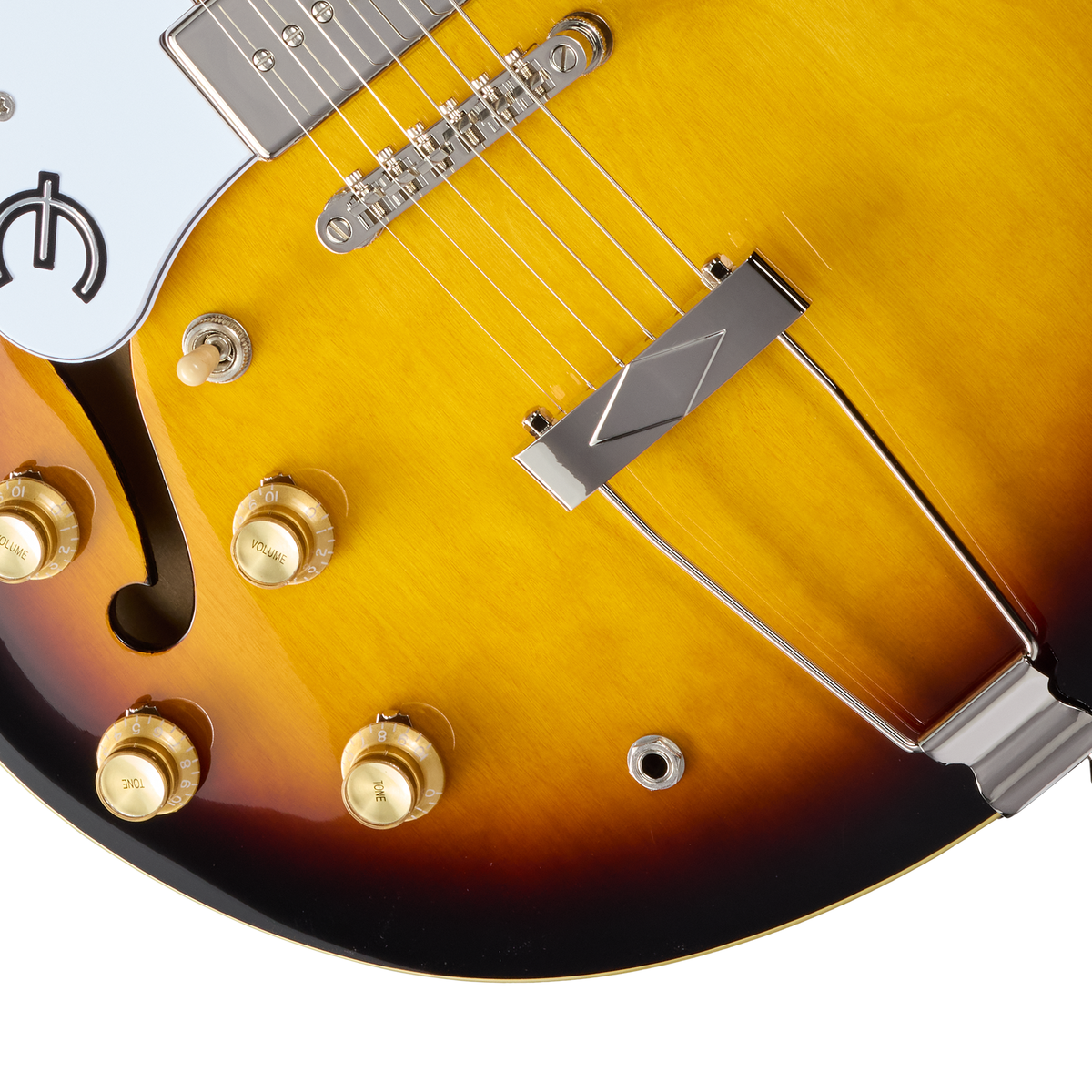 Epiphone Casino Left Handed Hollow Body Electric Guitar - Vintage Sunburst