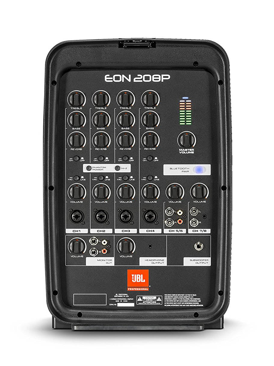 JBL EON208P Personal PA System with 8Channel Mixer and Bluetooth (EON Alto Music