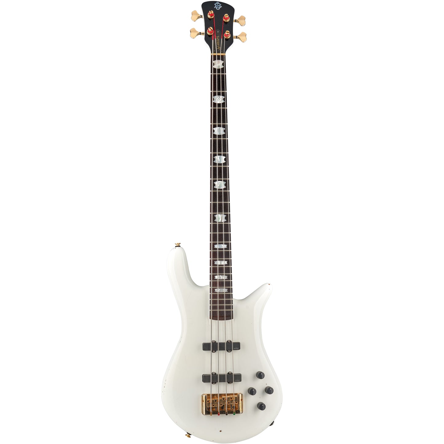 Spector Doug Wimbish Euro 4 Signature 4-String Electric Bass Guitar - Aged White