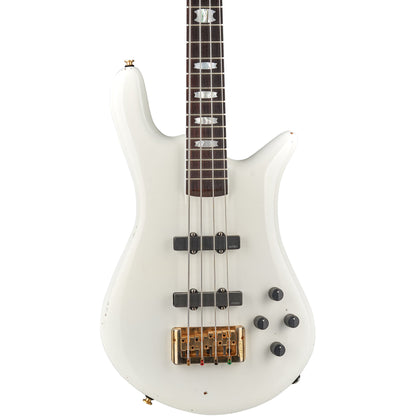 Spector Doug Wimbish Euro 4 Signature 4-String Electric Bass Guitar - Aged White