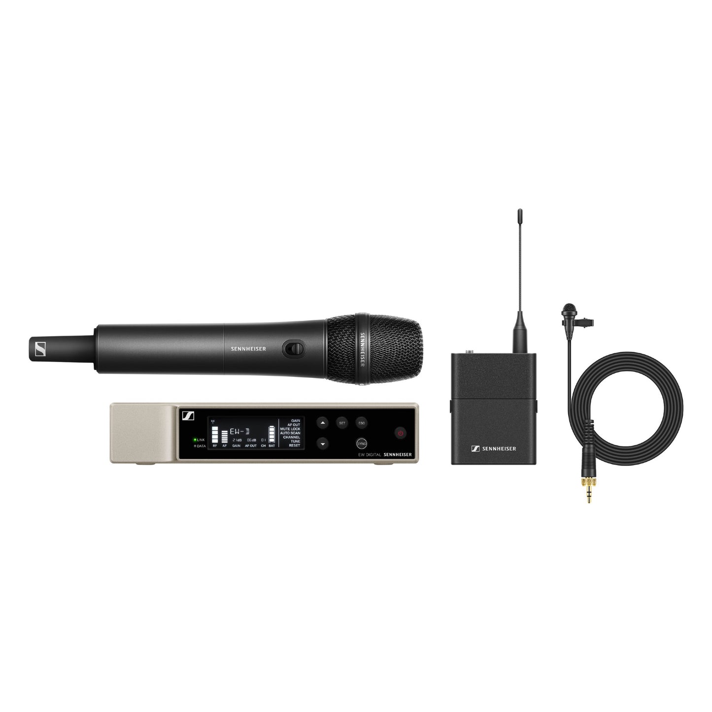 Sennheiser EW-D ME2/835-S SET (R4-9) Digital Wireless Lavalier/Vocal Combo Set