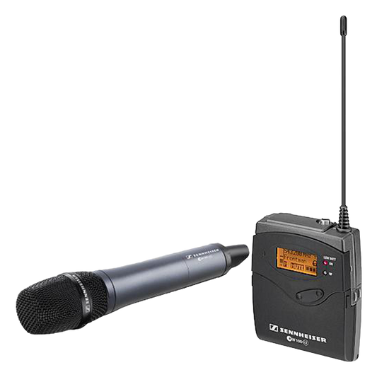 Sennheiser ew135pG3 Camera Mount Wireless Mic System with 835 Handheld Mic - A1 (EW135PG3A1)