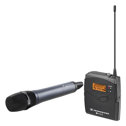 Sennheiser ew135pG3 Camera Mount Wireless Mic System with 835 Handheld Mic - A1 (EW135PG3A1)