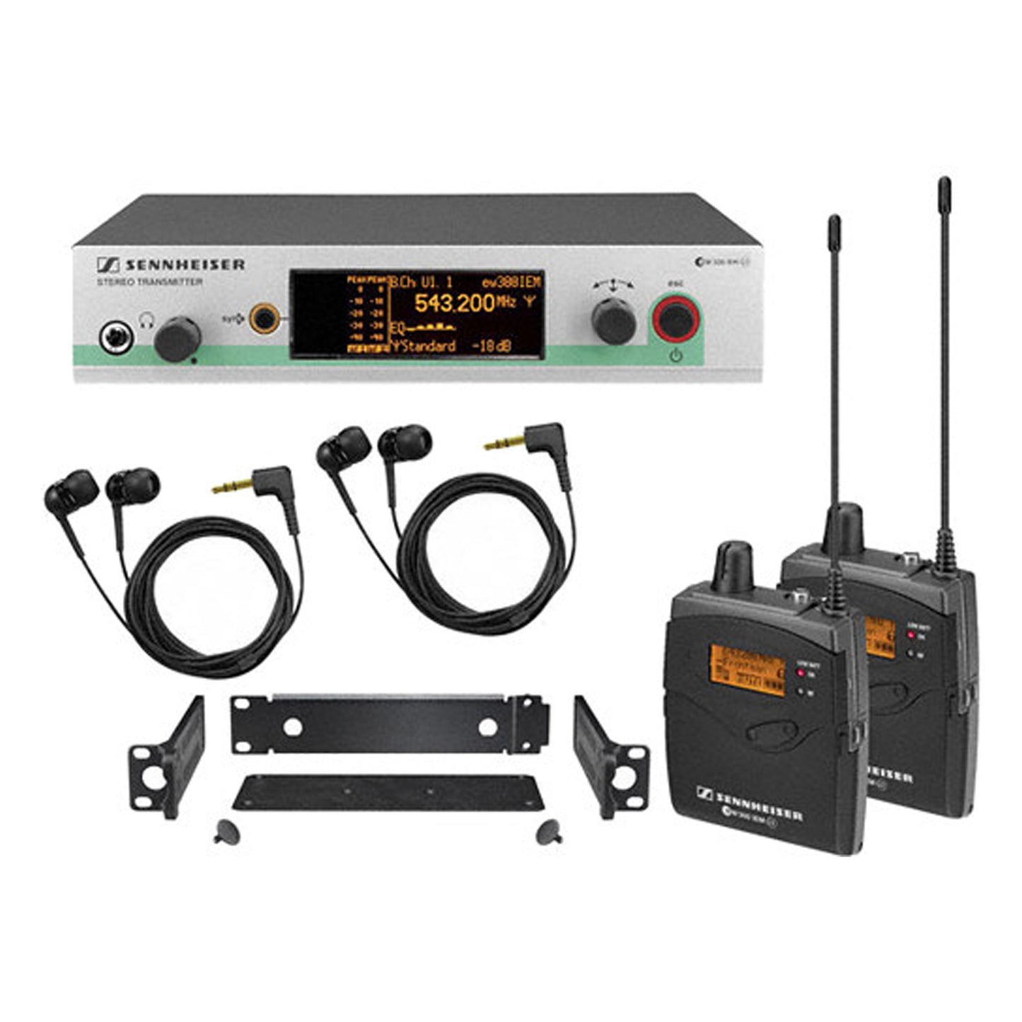 Sennheiser ew3002IEMG3 Wireless Stereo Audio-Monitoring System (A1: 470-516 MHz) (EW3002IEMG3A1)