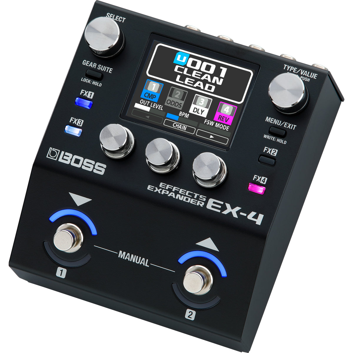 Boss EX-4 Effects Expander/Compact Pedalboard Multi-Effects Unit