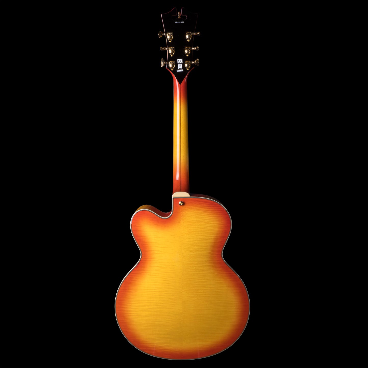 D'Angelico EX-59 Hollow Body Sunburst Electric Guitar w/ Case (EX59SB)