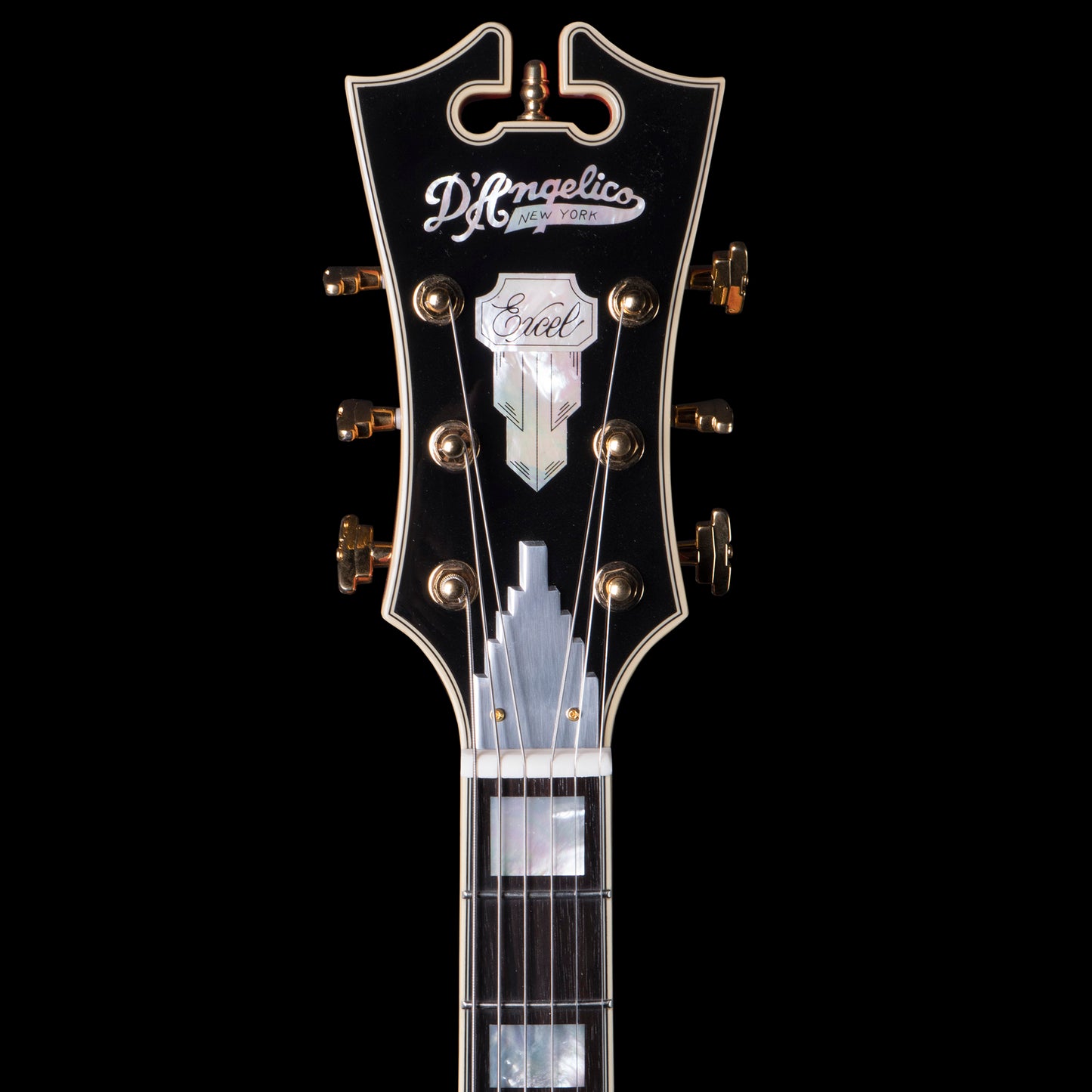 D'Angelico EX-59 Hollow Body Sunburst Electric Guitar w/ Case (EX59SB)