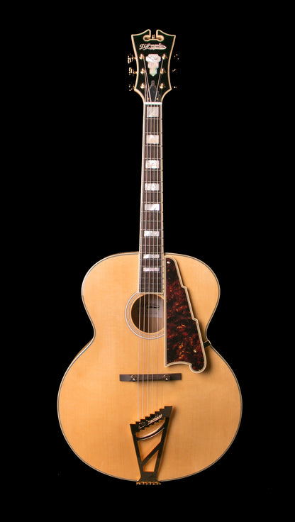 D'Angelico EX-63 Archtop Electric Guitar in Natural w/ Case (DAEX63NAT)