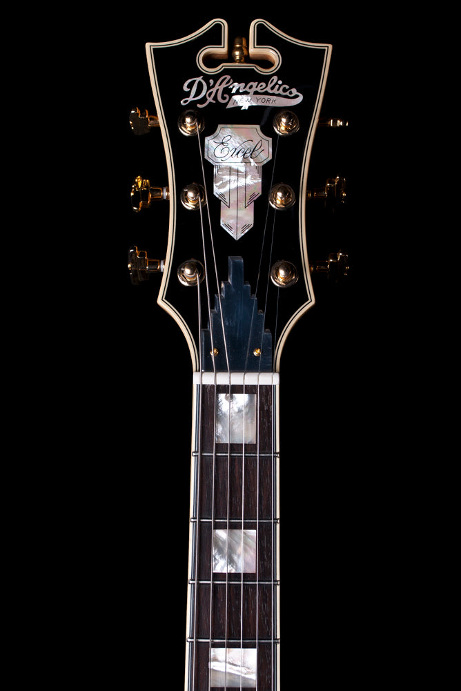 D'Angelico EX-DC Double Cut Semi-Hollow Natural Electric Guitar w/ Case (EXDCSPNAT)