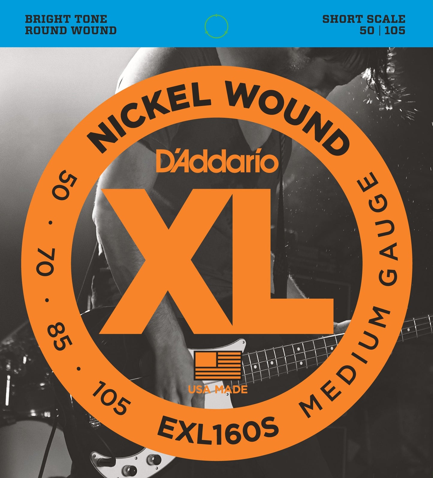 D’Addario EXL160S Nickel Wound Bass Strings