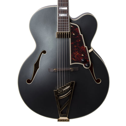 D'Angelico Excel EXL-1 Deluxe Semi-Hollow Electric Guitar In Matte Black (EXL1MMNGT)