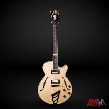 D'Angelico EX-SS Fabrizio Electric Guitar Natural w/ Case EXSSFABRIZIONAT