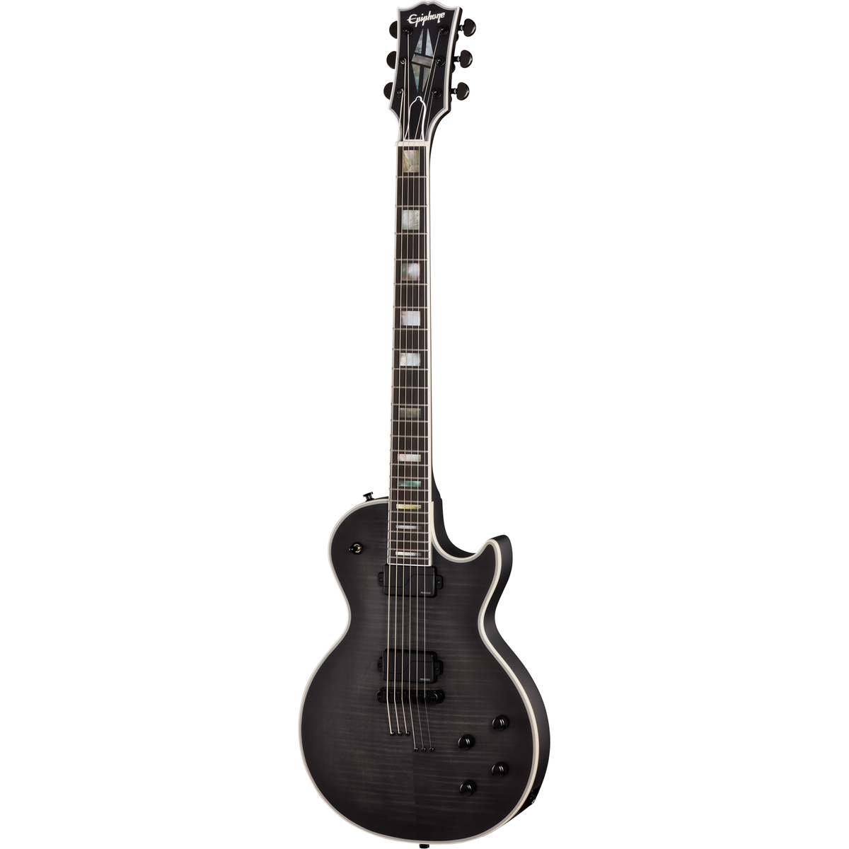 Epiphone Prophecy Les Paul Baritone Electric Guitar - Obsidian Storm Satin