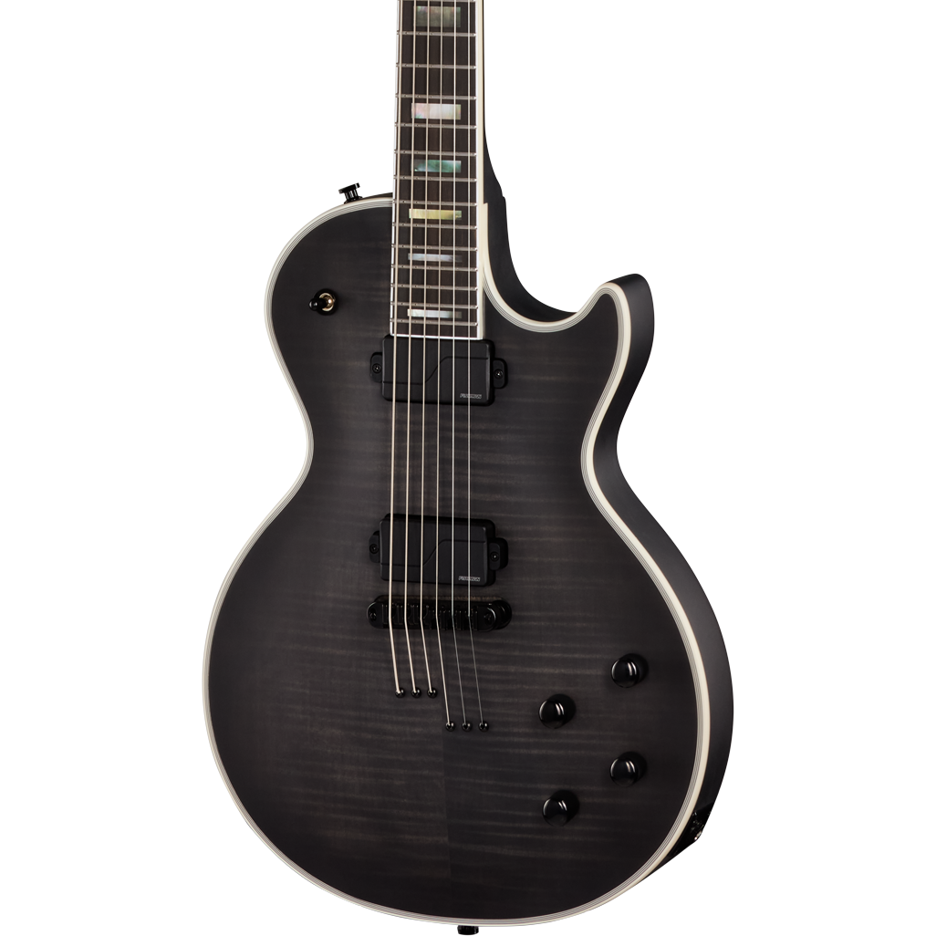 Epiphone Prophecy Les Paul Baritone Electric Guitar - Obsidian Storm Satin