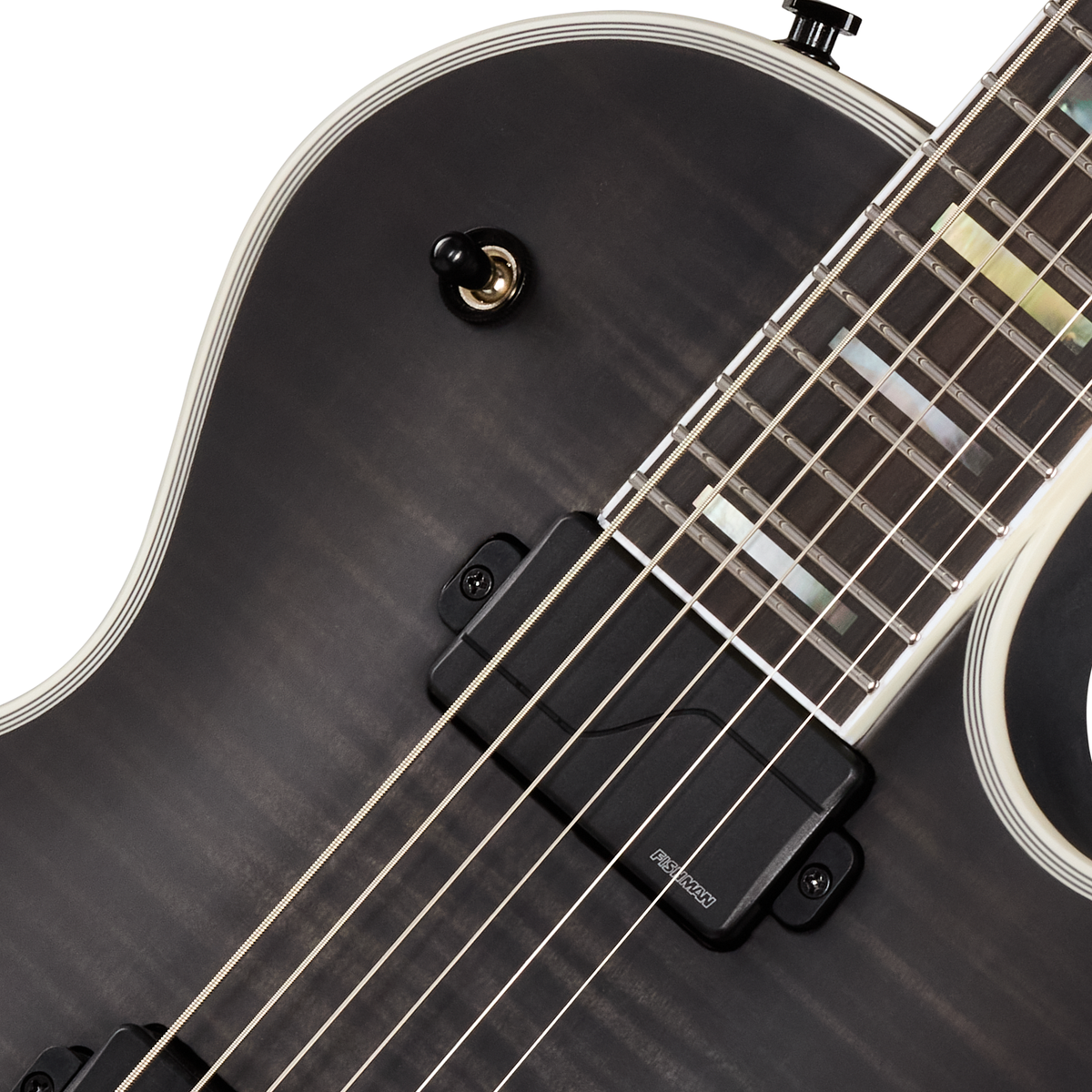 Epiphone Prophecy Les Paul Baritone Electric Guitar - Obsidian Storm Satin