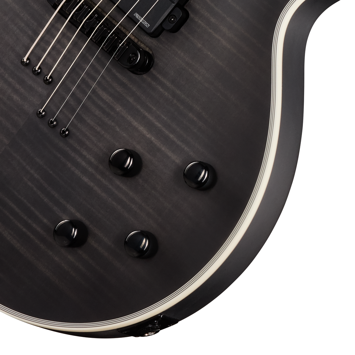 Epiphone Prophecy Les Paul Baritone Electric Guitar - Obsidian Storm Satin