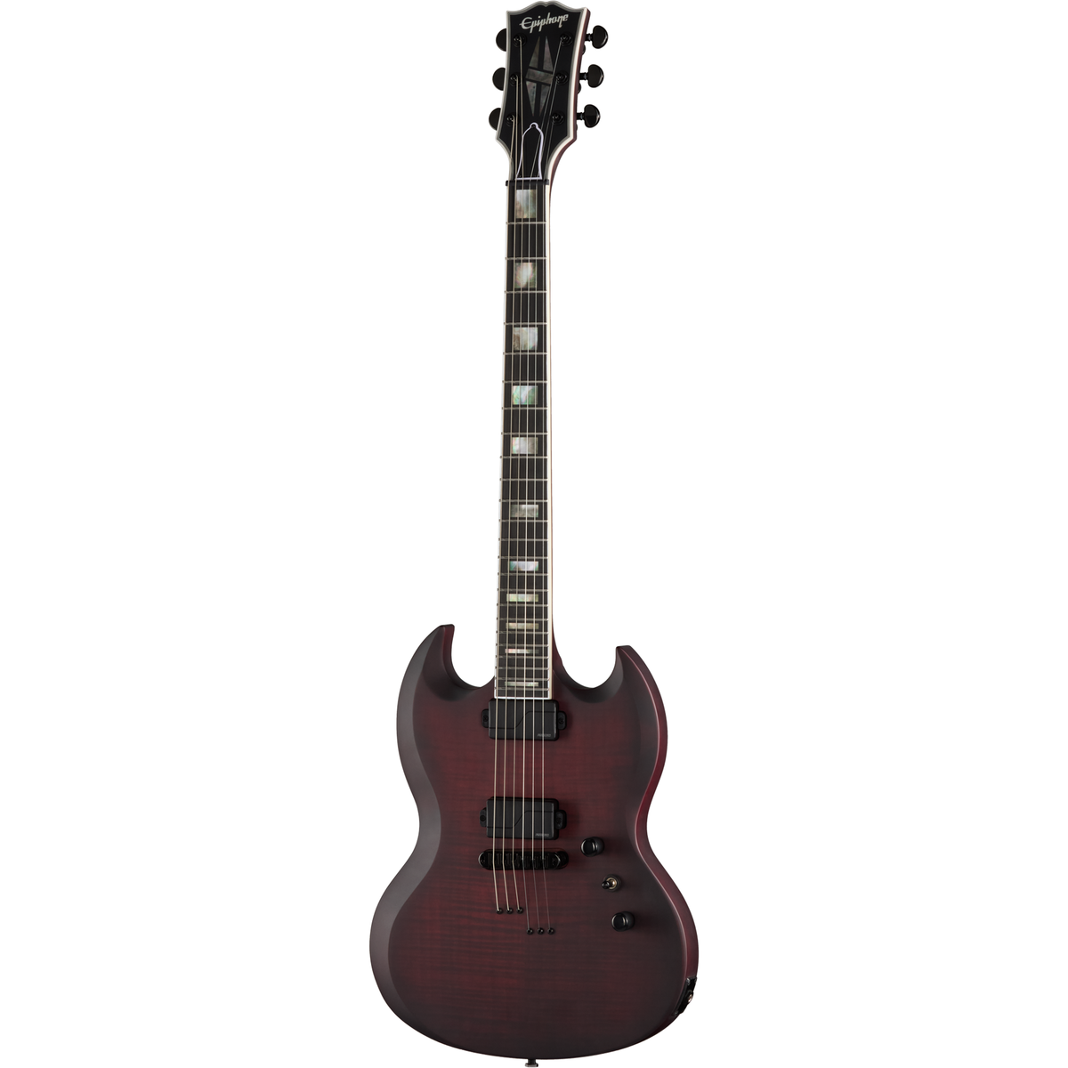 Epiphone Prophecy SG Electric Guitar - Crimson Fog Satin