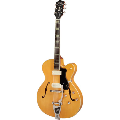 Guild X-175B Manhattan Newark St. Archtop Semi Hollow Electric Guitar, Blonde w/ case