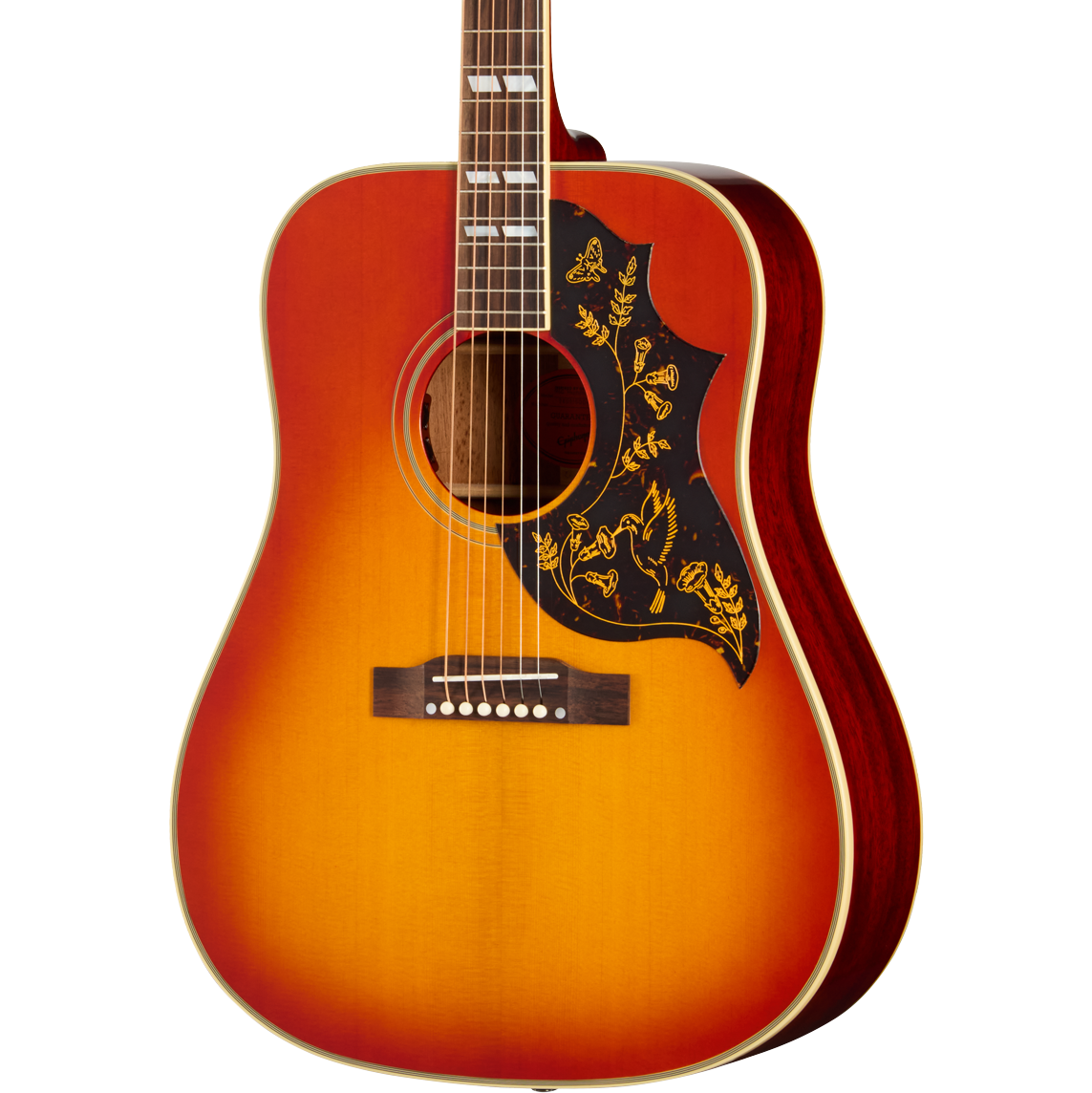 Epiphone 1960 Hummingbird Reissue Acoustic Electric Guitar - Heritage Cherry Sunburst