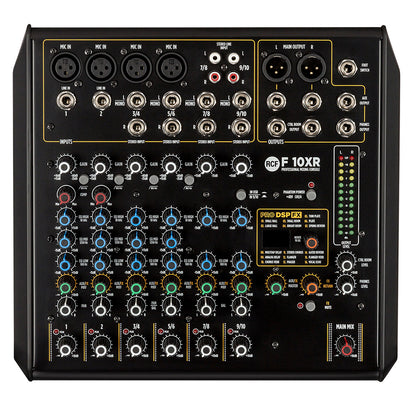 RCF F10-XR 10-Channel Mixer w/ FX and Recording