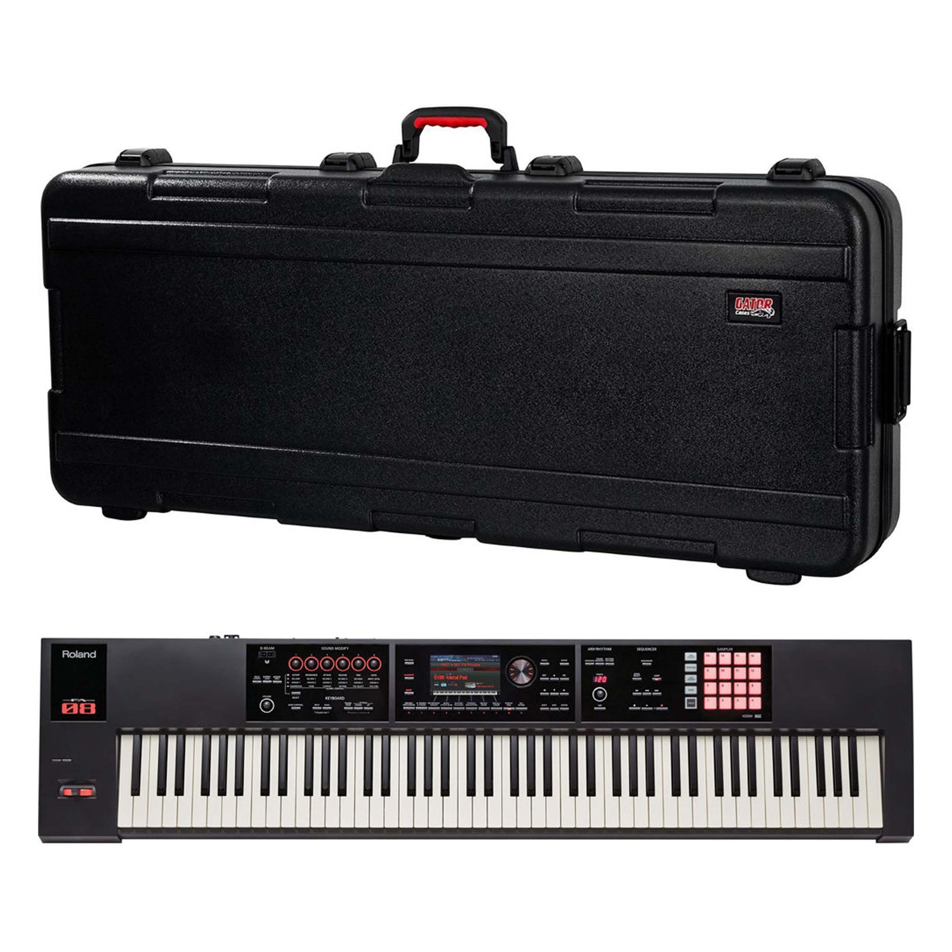 Roland FA-08 88-Key Synthesizer Workstation with Weighted Keys 